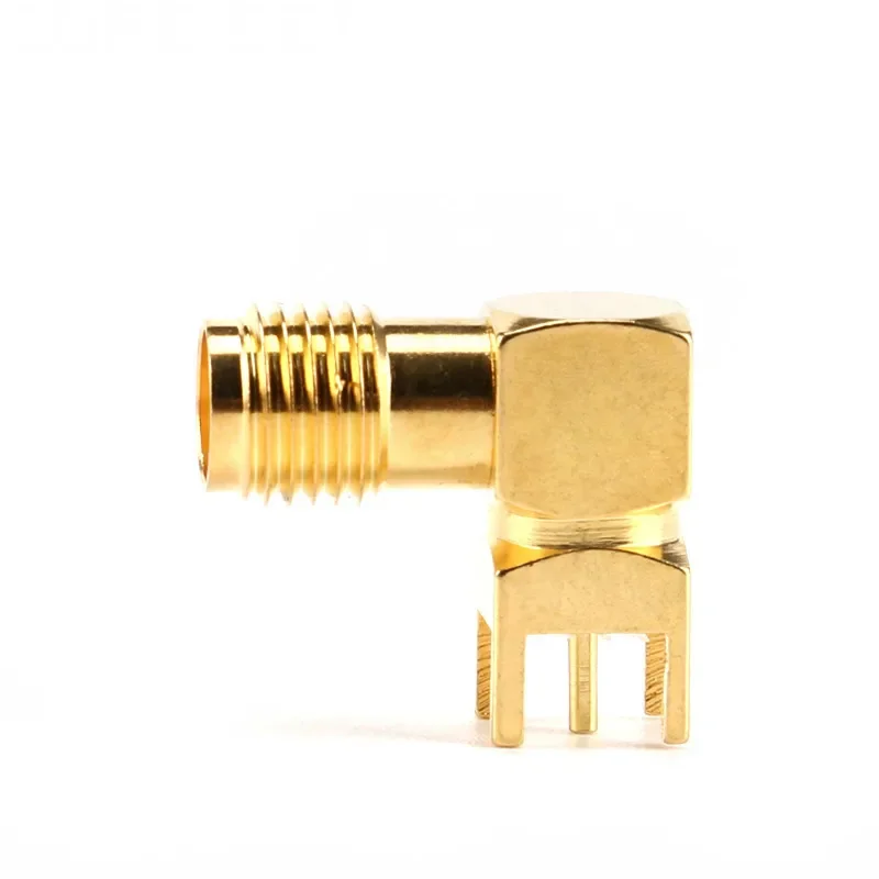 5PCS/1PC SMA female Thru Hole plug Right Angle 90 DEGREE ( SMA-KWE ) PCB Mount connector RF adapter best quality.