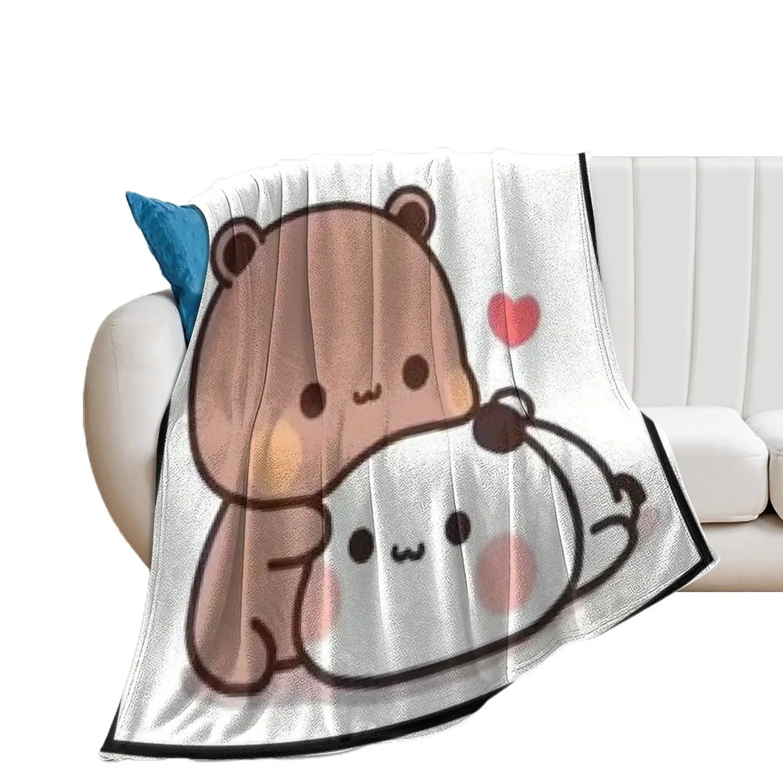 Milk and Mocha Together Throw Blanket decorative Thin Blankets