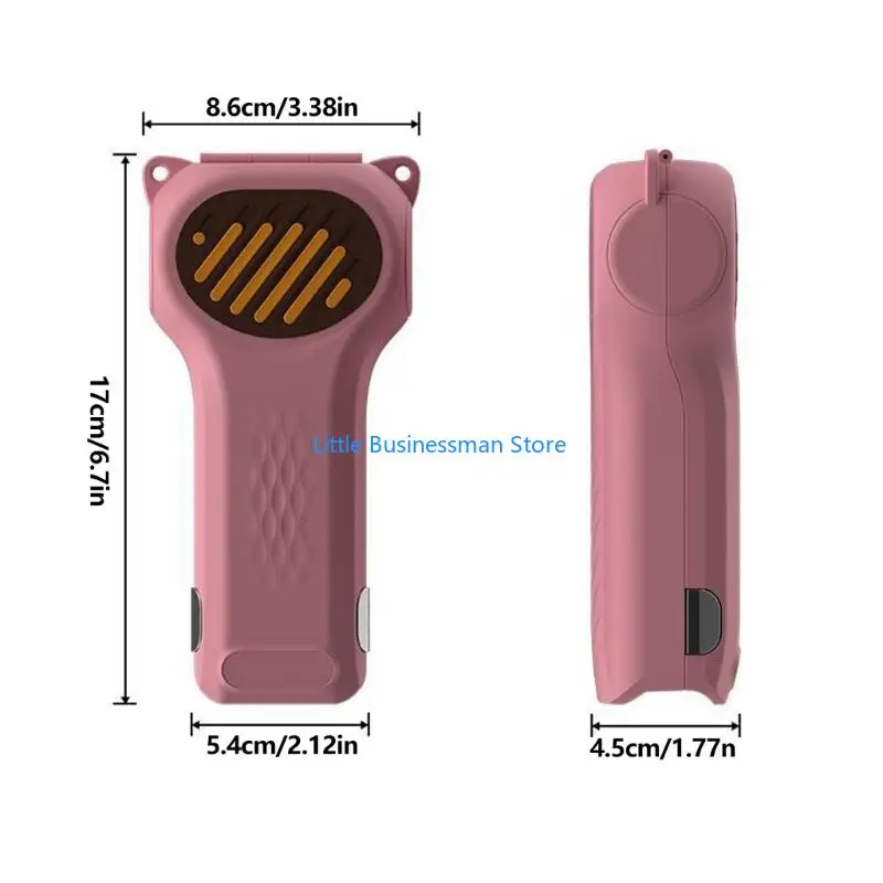 Konturierte Aufbewahrungstasche für Handkameras mit ABS-Außenschale für Pocket 4P, Silikonfutter, oberen Öffnungen und – Detail 6
