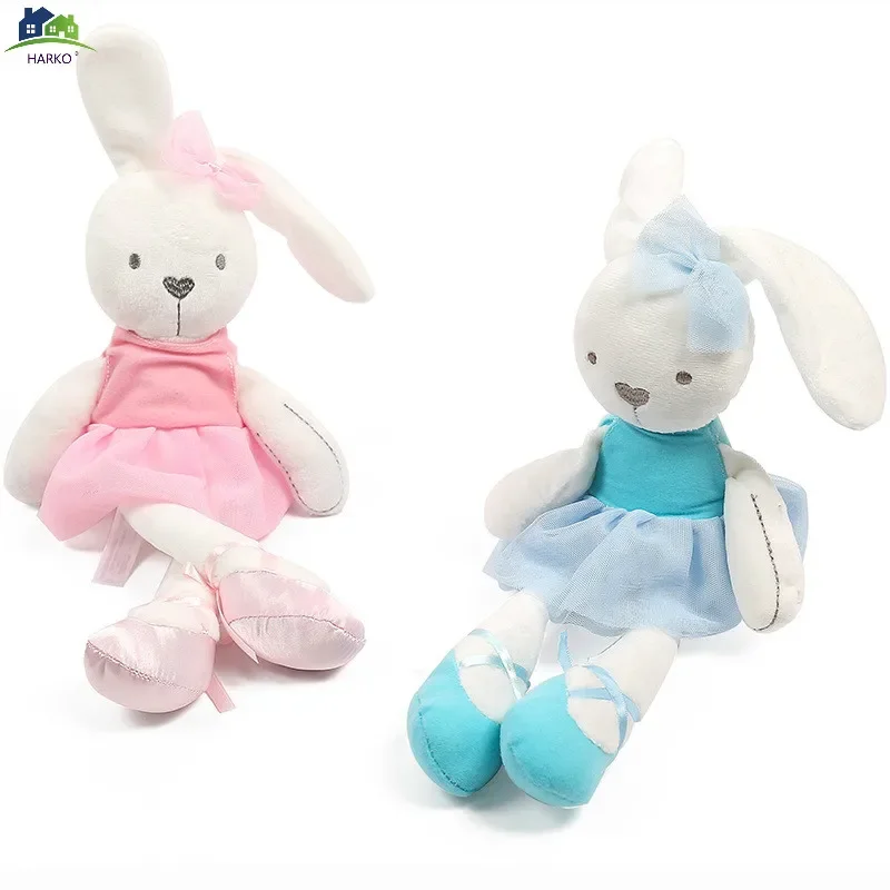 Newborn Kids Children's Toys for 0-24 Months Baby Soft Plush Toys Rabbit Bunny & Bear Sleeping Mate Stuffed & Plush Animals Toys