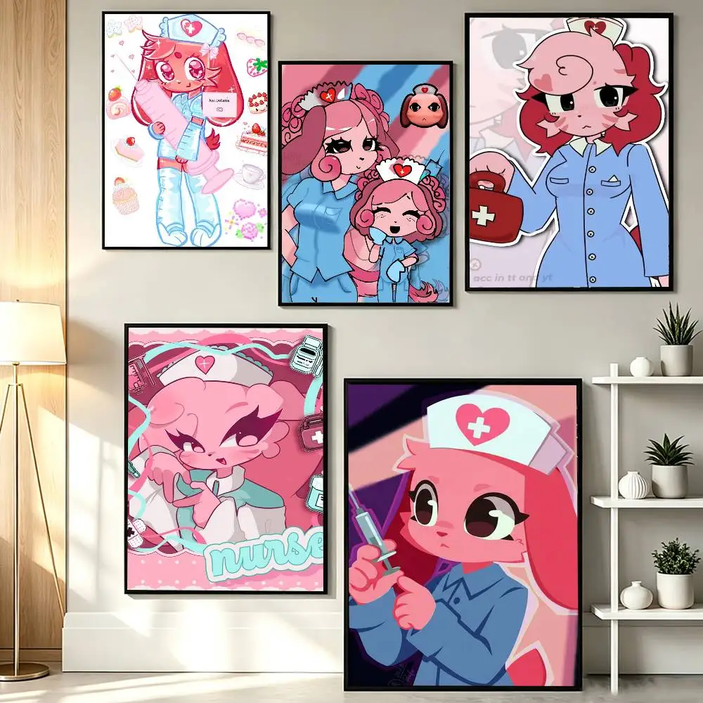 Animal Hospital N-Nurse Poster HD Self Adhesive Waterproof Wall Art Ideal for Home Office Dorm Gift