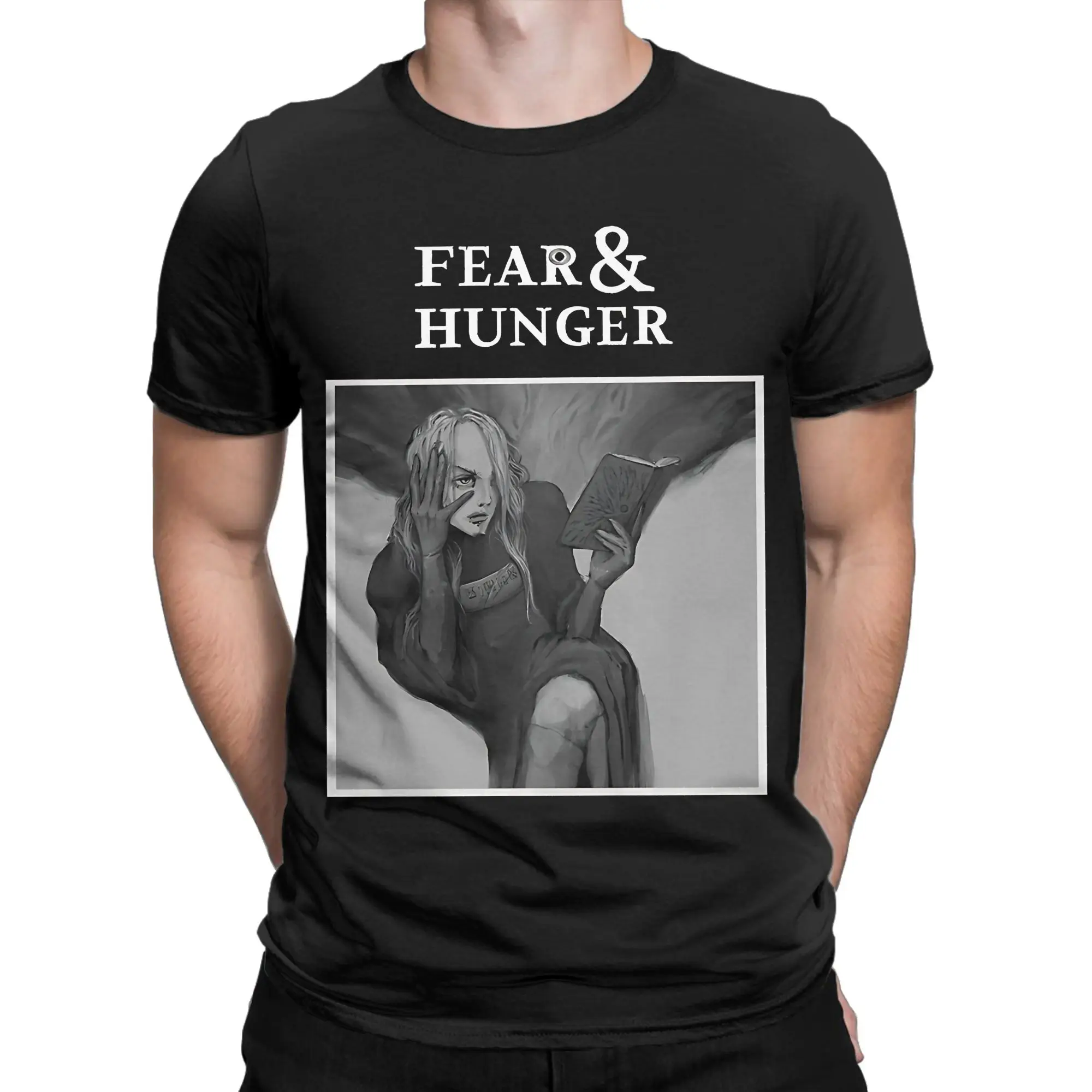Men Women Fear and Hunger Enki S Ending T Shirts  Cotton Tops Leisure Short Sleeve O Neck Tees Printed T-Shirts