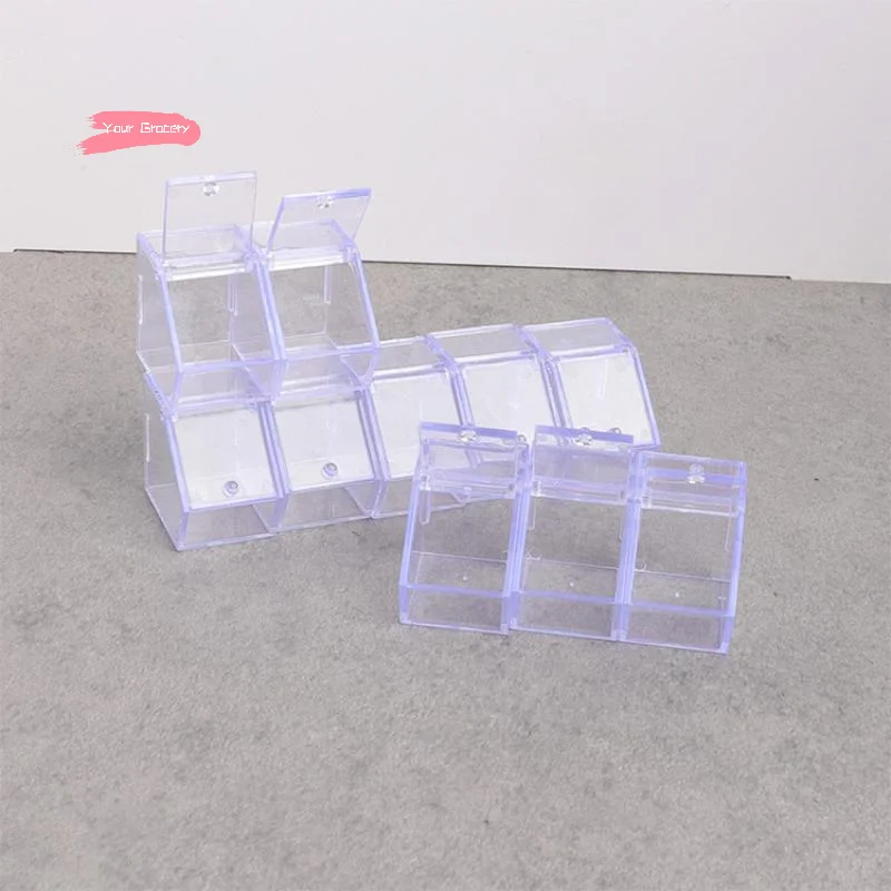 5 قطعة دمية شفافة صغيرة تخزين رف شاشة سوبر ماركت المشهد لعبة مجسمة دمى اكسسوارات المنزل لتزيين المشهد