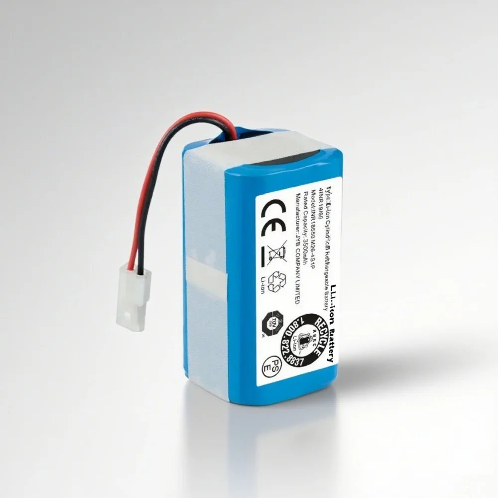 14.4V 18650 Li-ion Rechargeable Battery High Capacity 2600mAh 3500mAh Replacement for Xiaomi Mi Robot Vacuum-Mop Essential G1