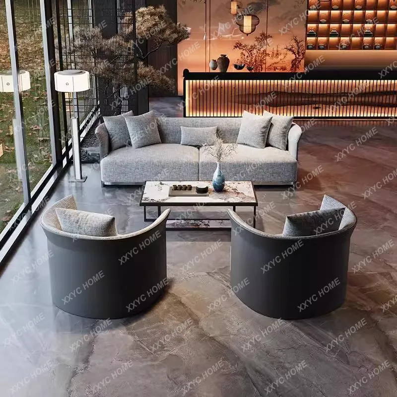 

Легкое роскошное кресло для отдыха, офисный диван, стол для переговоров в отеле