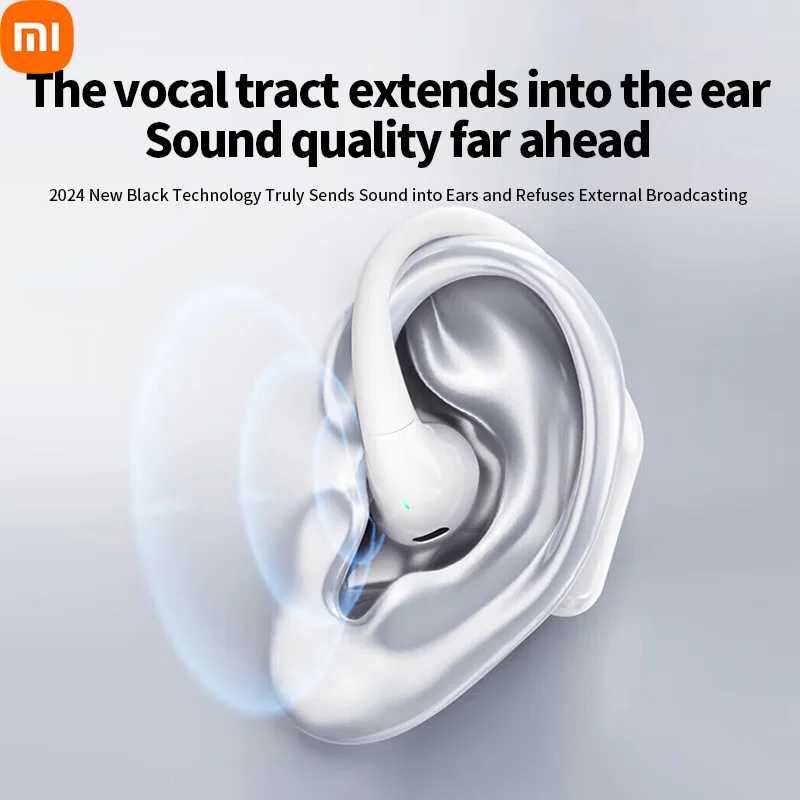 XIAOMI Новый Air6 TWS EarClip Беспроводные наушники с костной проводимостью Bluetooth5.3 Наушники Спортивные Hi-Fi стереозвук Headet для Android