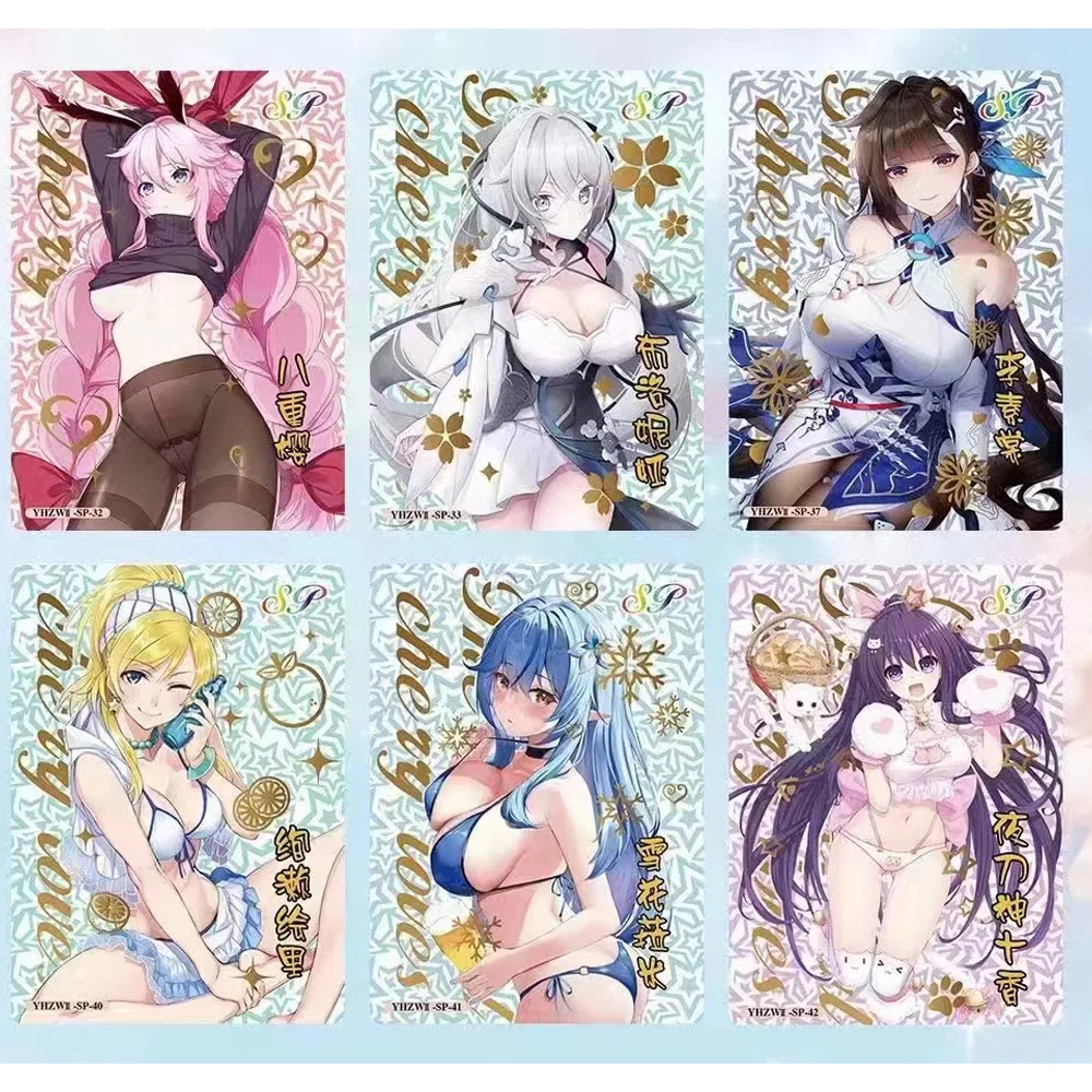 New Goddess Story Collection Card Girls Booster Party Box Sakura Kiss Card Anime Rare Bikini Board Toys Kids Birthday Gift