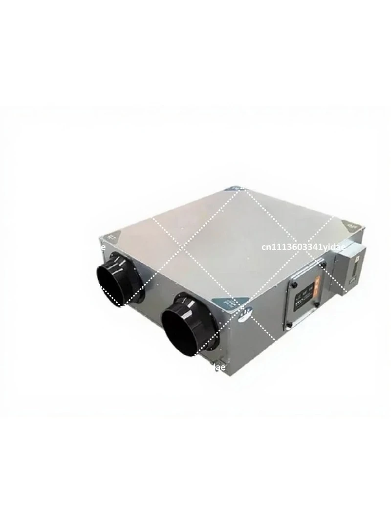 Household two-way flow ultra-quiet fresh air system Ceiling type full heat exchanger indoor ventilation