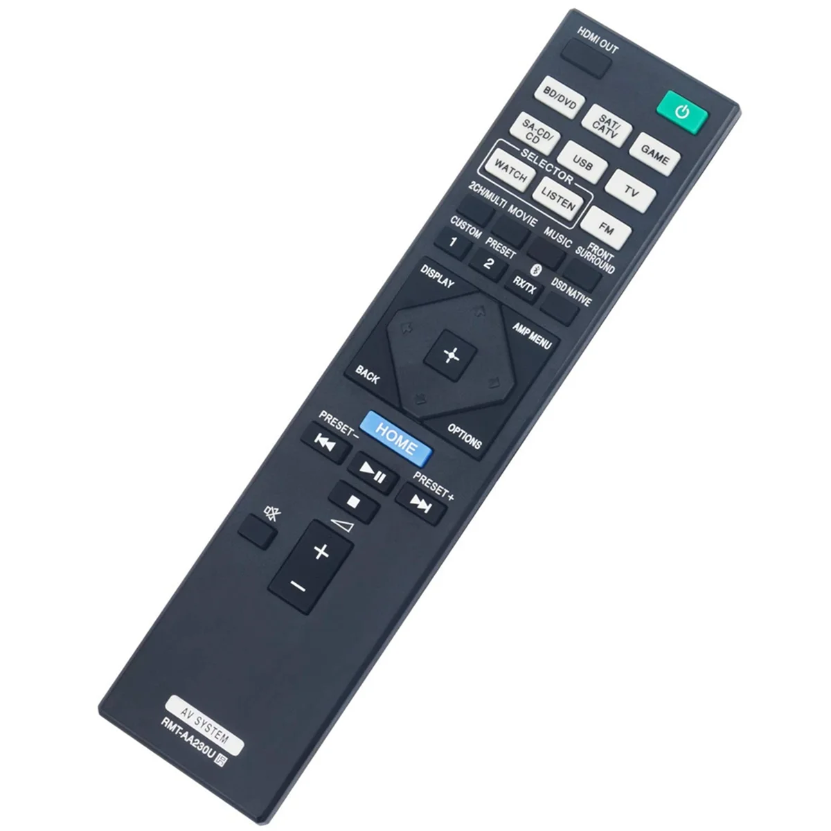 Mando a distancia de repuesto RMT-AA230U RMTAA230U, para Receptor AV Sony, STRDN1070, STR-DN1070