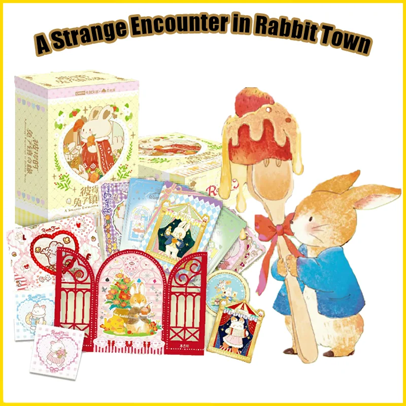 

Camon Vol.1 A Strange Encounter in Rabbit Town Cards Коллекционные карты аниме Mistery Box Настольные игры Игрушки Подарки на день рождения для детей