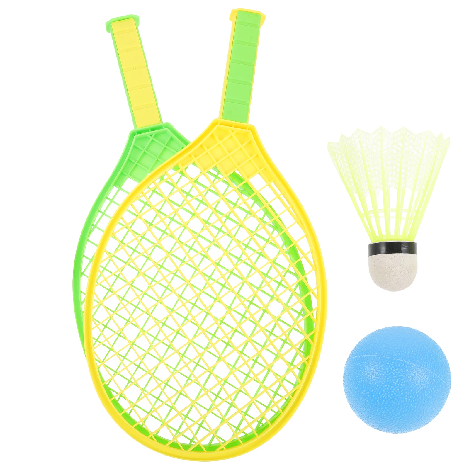 

Toy Tennis Ball Badminton Racket Set Parent-child Brackets Kids Plastic Game Tool