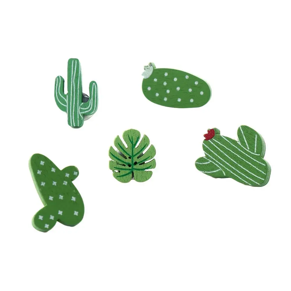 Cactus Palm Leaf Decorative Calendar Decoration Wall Maps Cork Boards Nails School Supplies Push Pins Thumbtacks