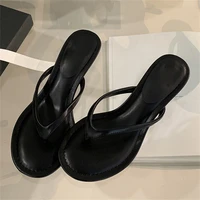 Eilyken Fashion Round Clip Toe Thin Low Heels Women Slippers Outdoor Casual Sandals 2026 New Summer Flip Flops Shoes - Image 2