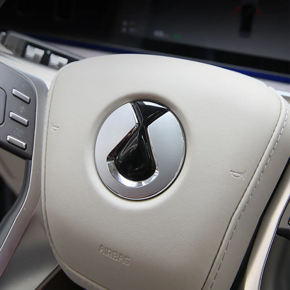 ل Denza N9 بالتنقيط الغراء شعار السيارة لاصقة تزيين الأسود المحارب تعديل لوازم مغطاة مغطاة مقاوم للماء ودائم