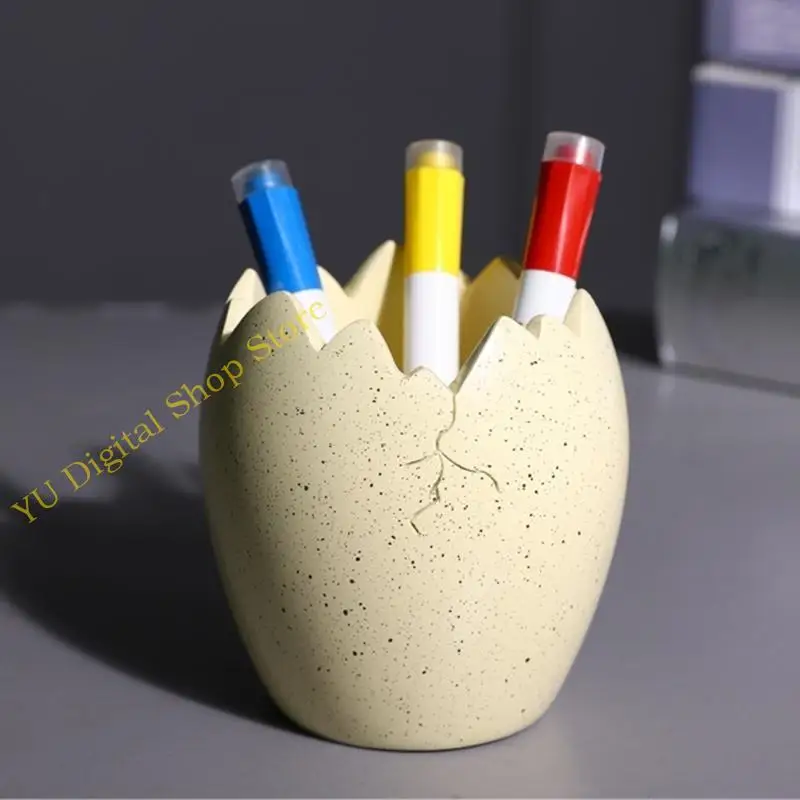 

96BA Nolvety Dinosaur Pen Container Decorative Pencil Cup Remote Control Stand Desk Ornament for Office Table Decorations