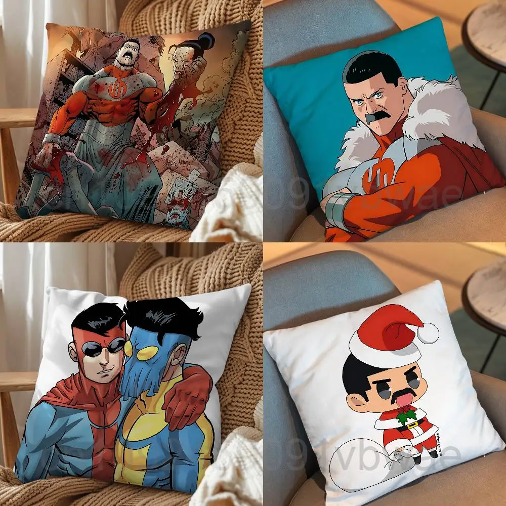 Halloween Thragg Omni Invincible Cartoon Pillow Cover, 4K HD Printed Cushion Cover case with Various Exquisite Patterns