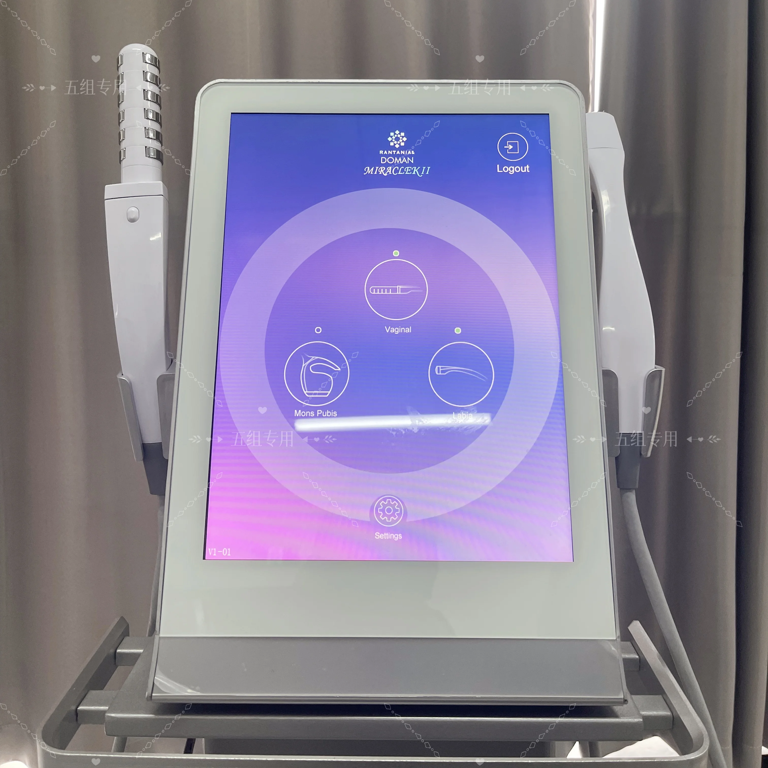 Portable Venus RF Vaginal Tightening Machine Professional Postpartum Repair Massage Relief Irritation Vaginal Care Device