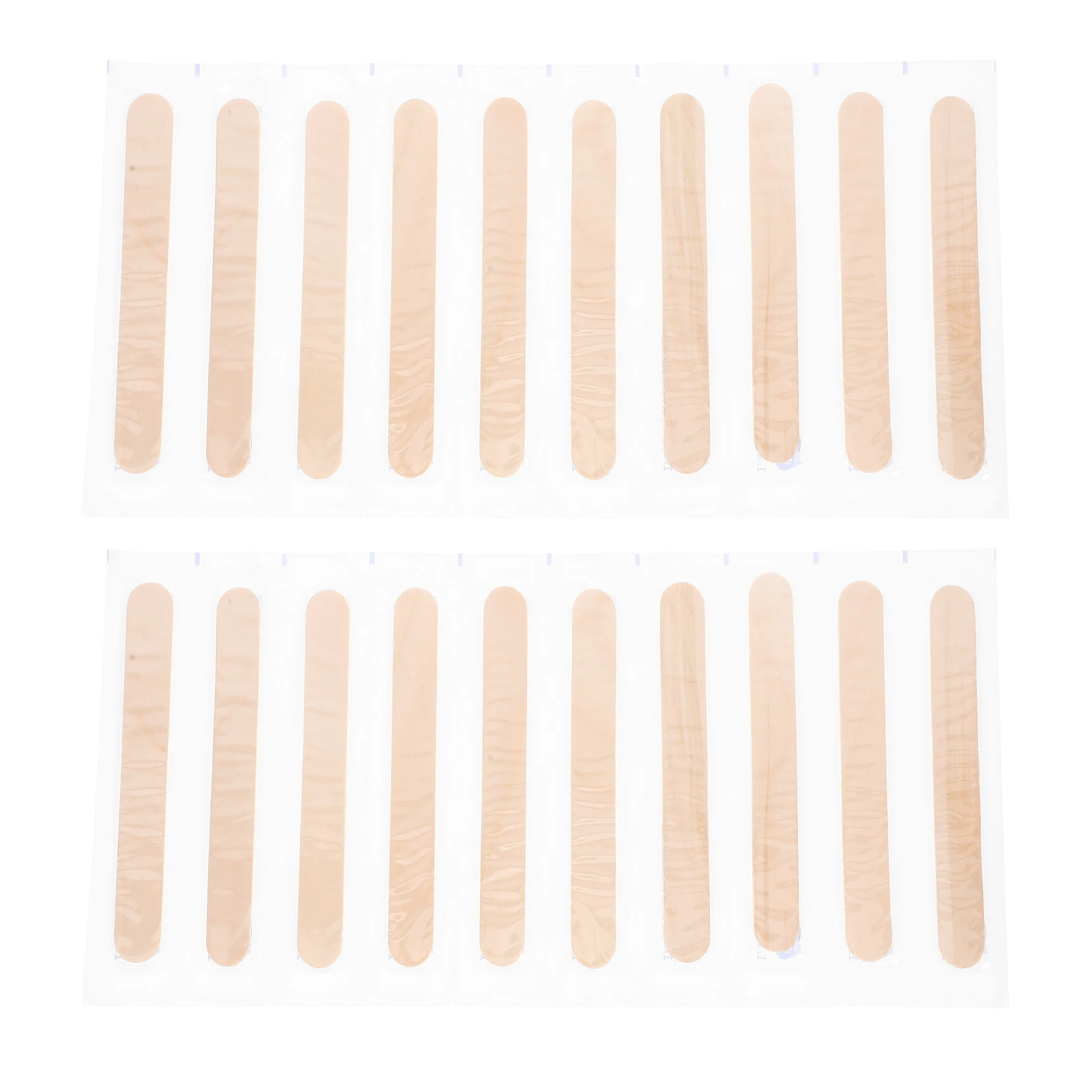 

100Pcs Durable Wooden Applicator Sticks Smooth Surface Individually Wrapped for Medical Use Waxing Spa Crafts Tongue Sticks