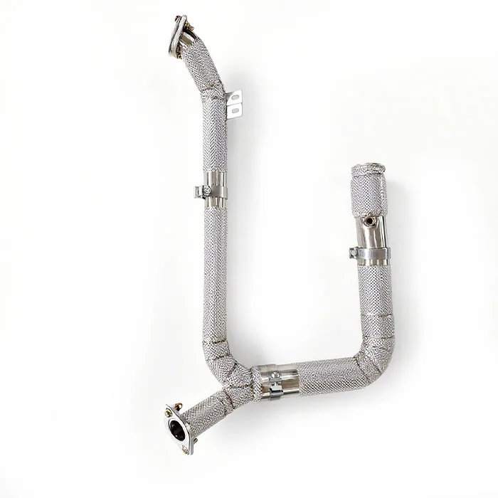 

Tuning Downpipe Exhaust for 2016-2023 718 Boxster/ 2.0T/2.5T SS304 High Flow with Catalytic Downpipe Exhaust