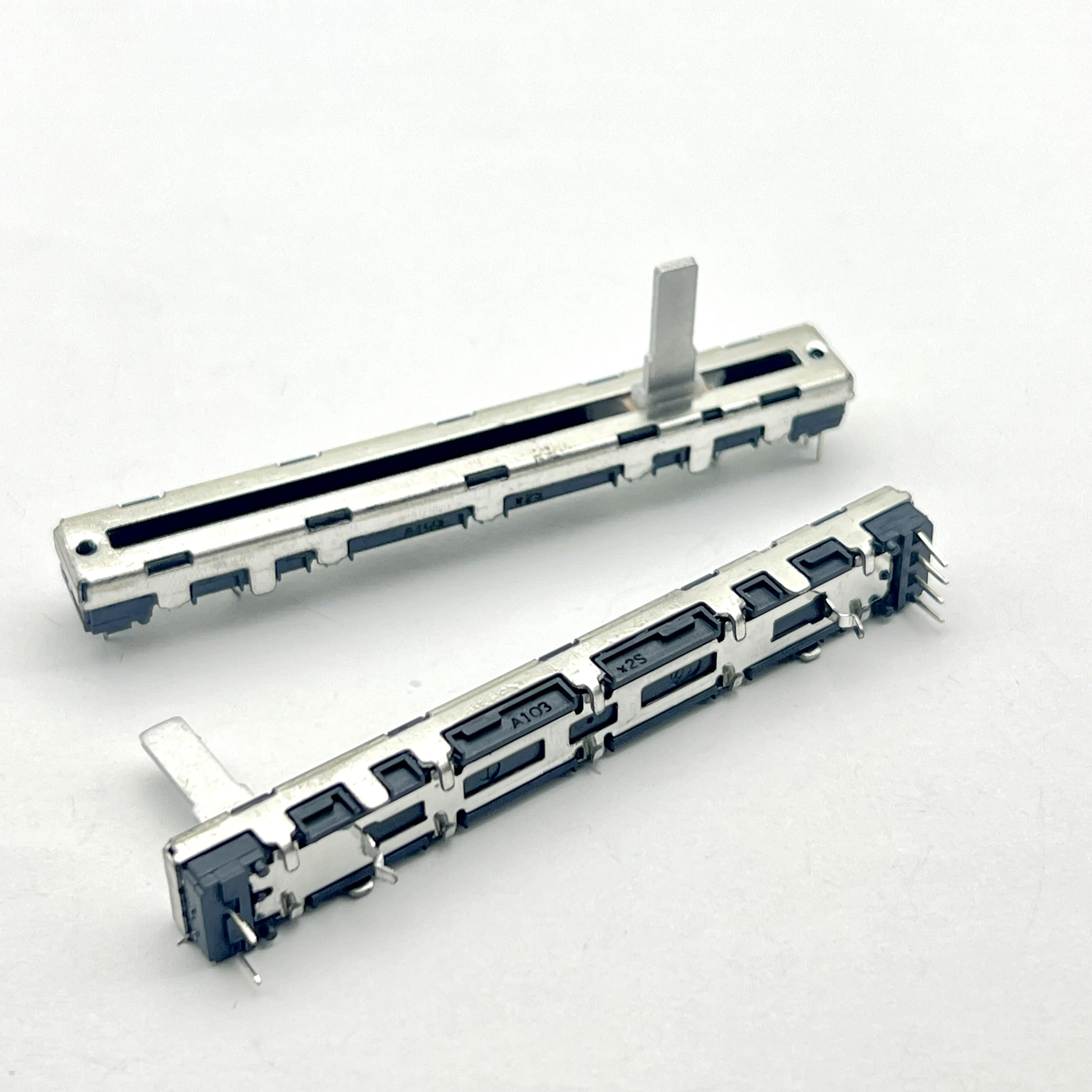 1 pc Original Japanese NOBLE 75mm Straight Slide Potentiometer for Professional Mixing Consoles, Knob Length15mm, A10KX2