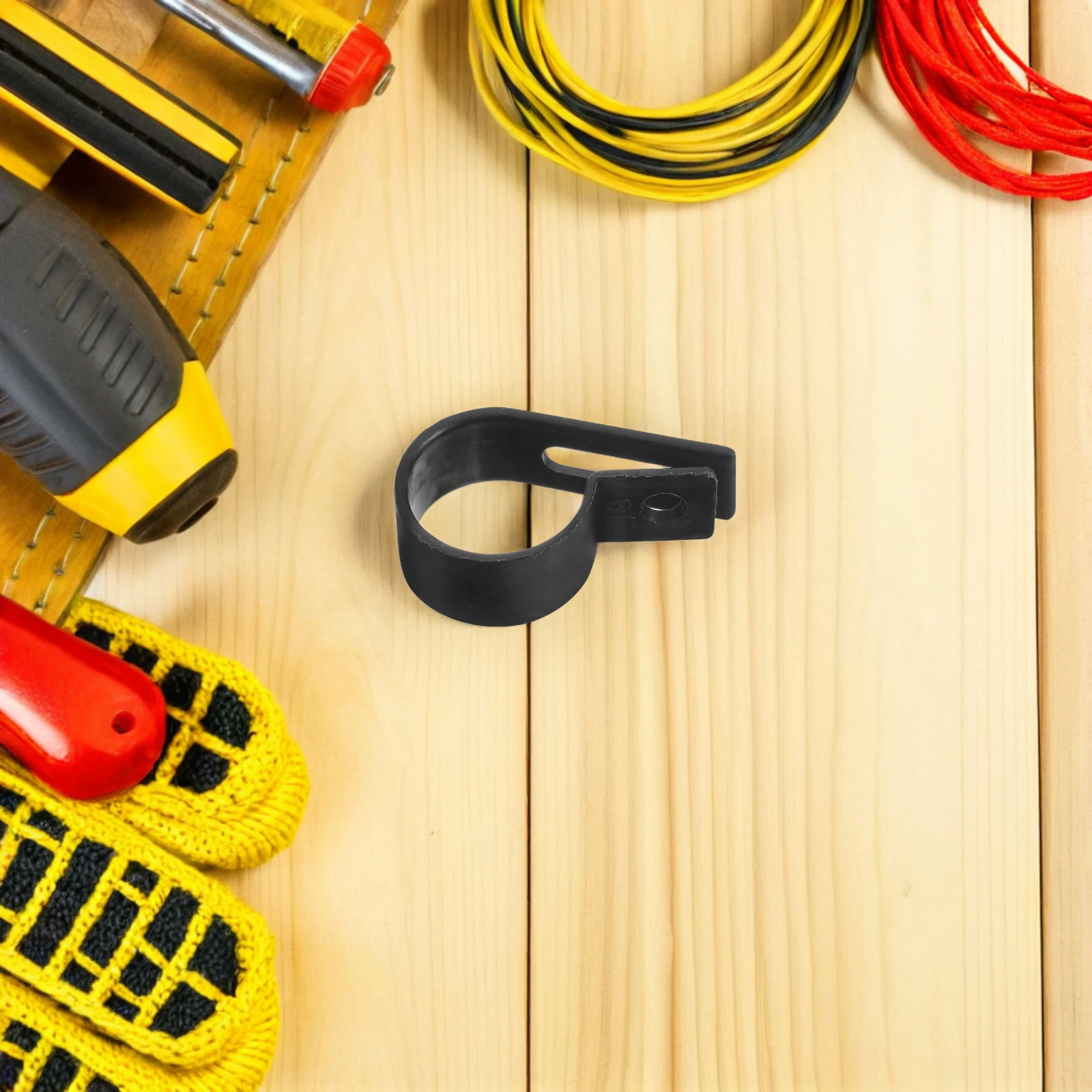 

500pcs R-type Nylon Cable Clamps Plastic Wire Fixing Buckles Cord Organizer Tubes Wires Adjustable Home Office Factory