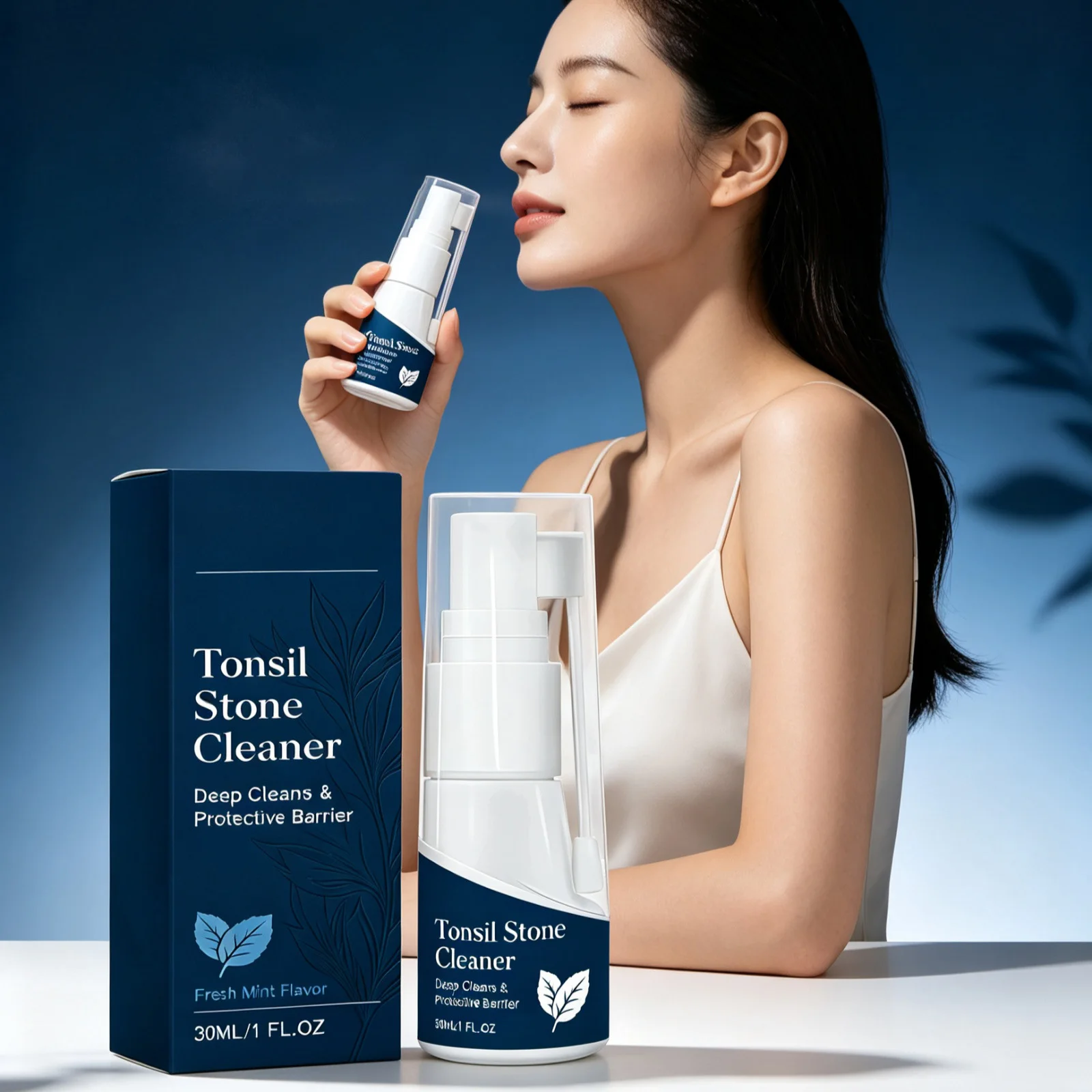 Dental Calculus Oral Spray Refreshing Breath Mint Flavor Cleaning Tooth Tartar Remove Tonsil Stones Oral Hygiene Care Spray 30ml