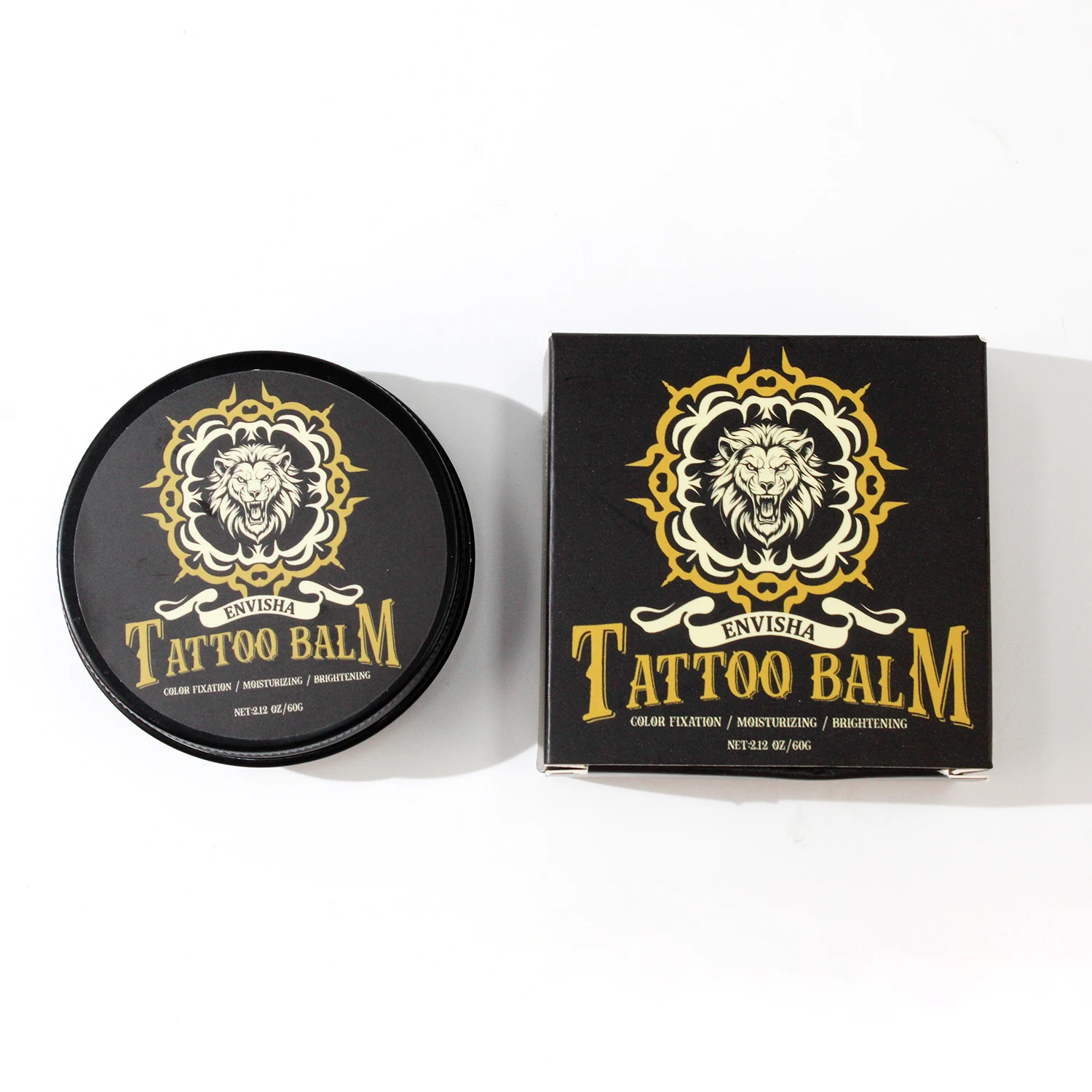ENVISHA Tattoo-Hautpflege-Balsam-Creme, feuchtigkeitsspendend, nährend nach dem Tätowieren, hellt dauerhafte Farbfixierung auf, nicht reizend – Detail 11