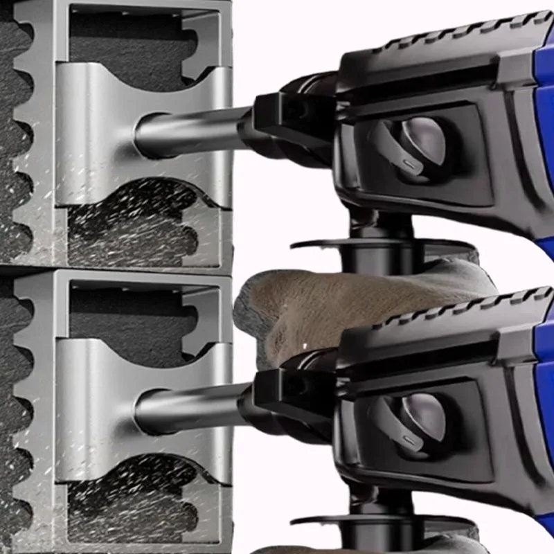 

86-Line Box Opener Socket Quick Electric Hammer Open Hole Cutter Punch Square Handle Hardened Junction Box Mount Hole Punch Tool