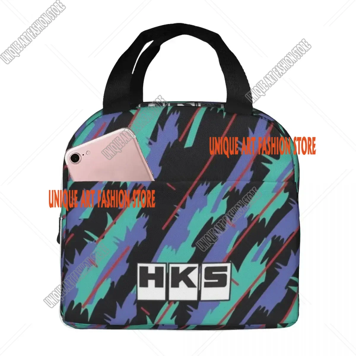 HKS Advan JDM معزول أكياس الغداء مقاوم للماء أكياس نزهة الحرارية برودة علب الاغذية حقيبة الغداء للمرأة العمل الأطفال المدرسة