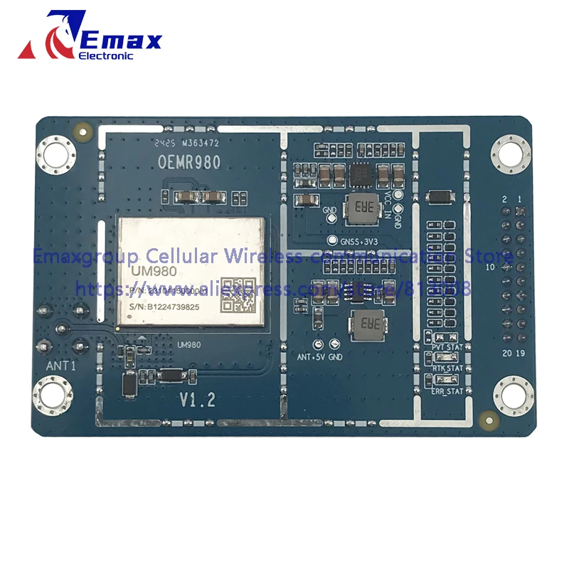 Free Ship EM-OEMR980 Core Board UM980 RTK GPS Module With EM-609 High-precision Antenna RTK GNSS Receiver