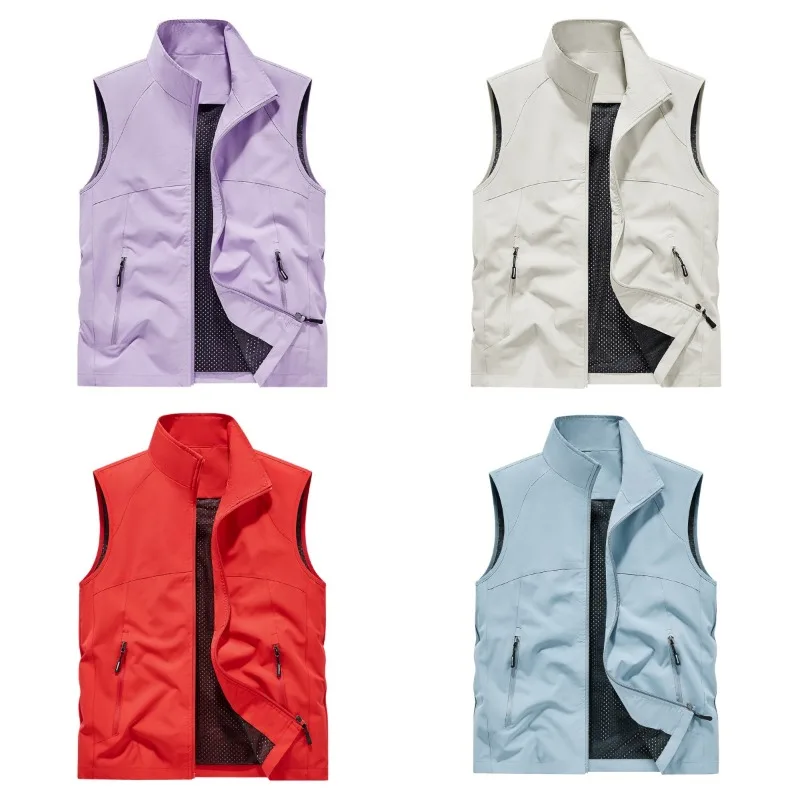 

Spring and Autumn Outdoor Fishing Leisure Windproof Breathable Vest Soft and Comfortable Men's Fashion Versatile Tank Top