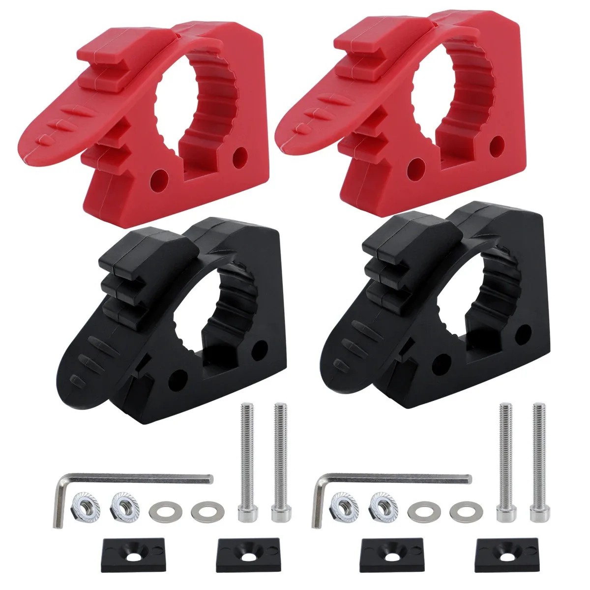 Rubber Clamp Tool Holder Compatible with For RV Yacht Vehicle Car Off-Road Equipment Using Snap Fastener Design
