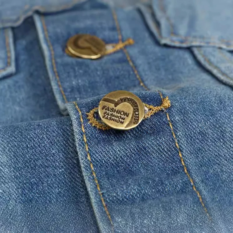 Spring Summber Men's Denim Vests Vintage Cotton Jeans Waistcoats Mens Fashion Ripped Biker Sleeveless Jackets Clothing view 5