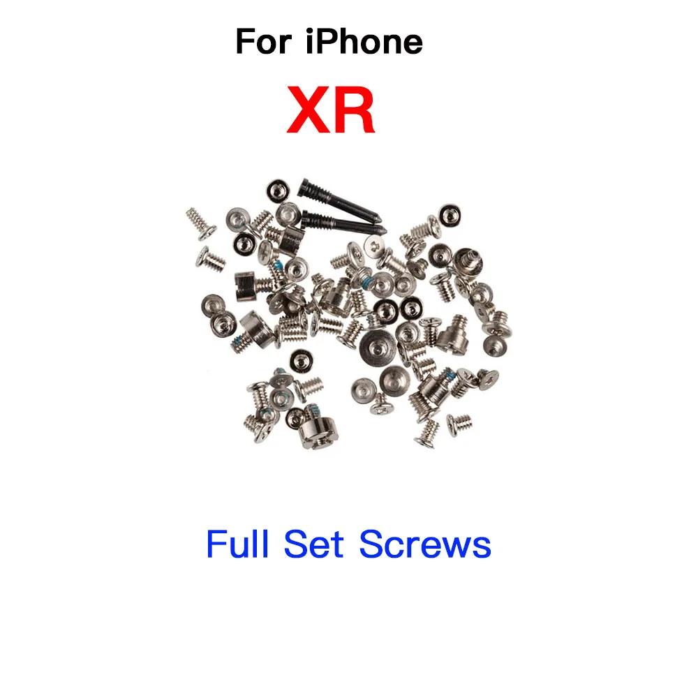 Full Set Screws Replacement For iPhone 7 8 Plus X XR XS 11 12 Mini Pro Max Incl 2X Botton 5 Star Screw