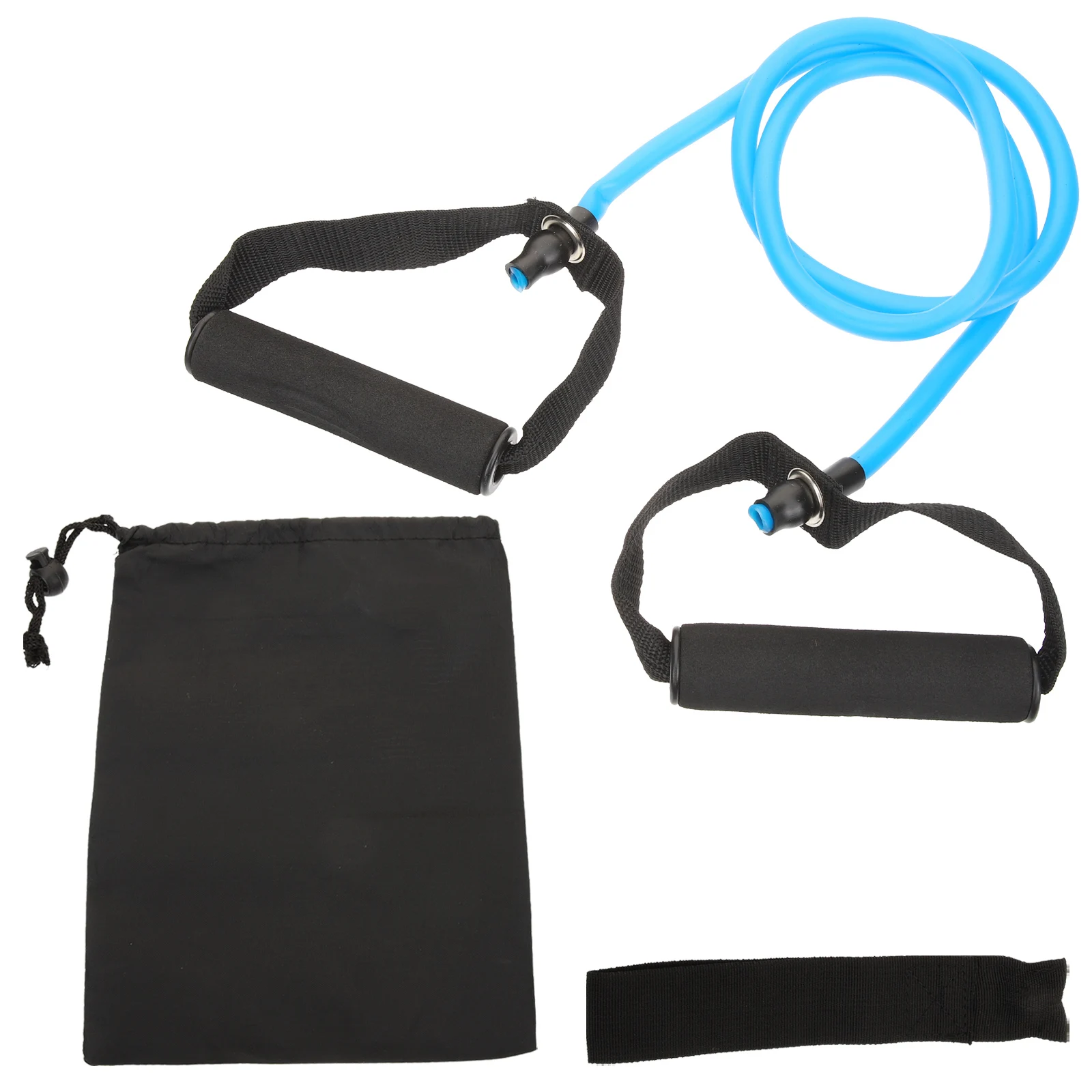 

1 set Fitness Resistance Bands Chest Expander Rope Exercise Handles Thick Gym Equipment Portable Training Straps Stretch Band