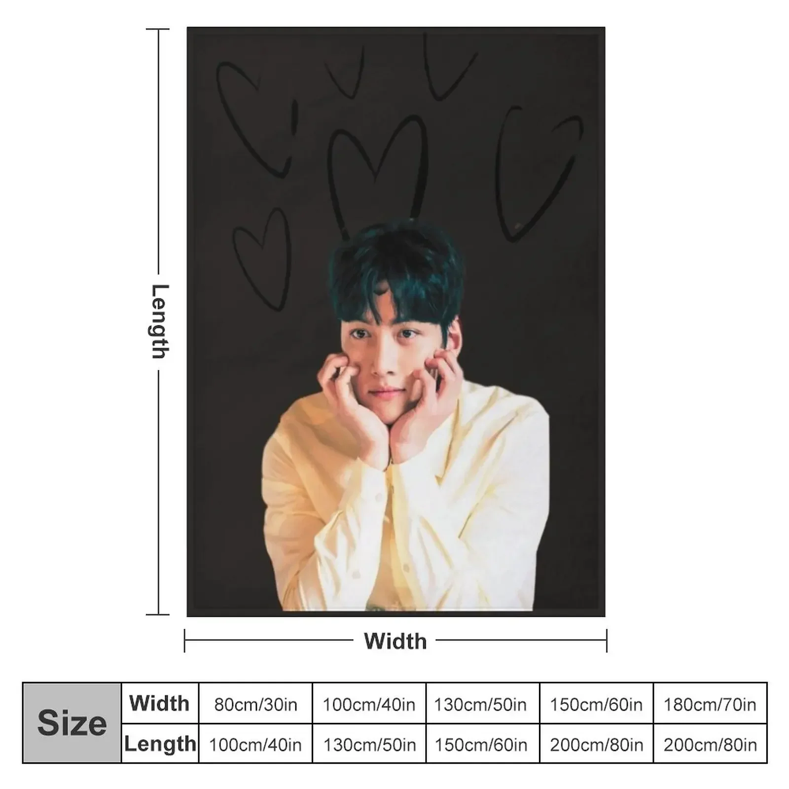 Ji chang wook Throw Blanket blankets ands Custom Bed Fashionable Blankets