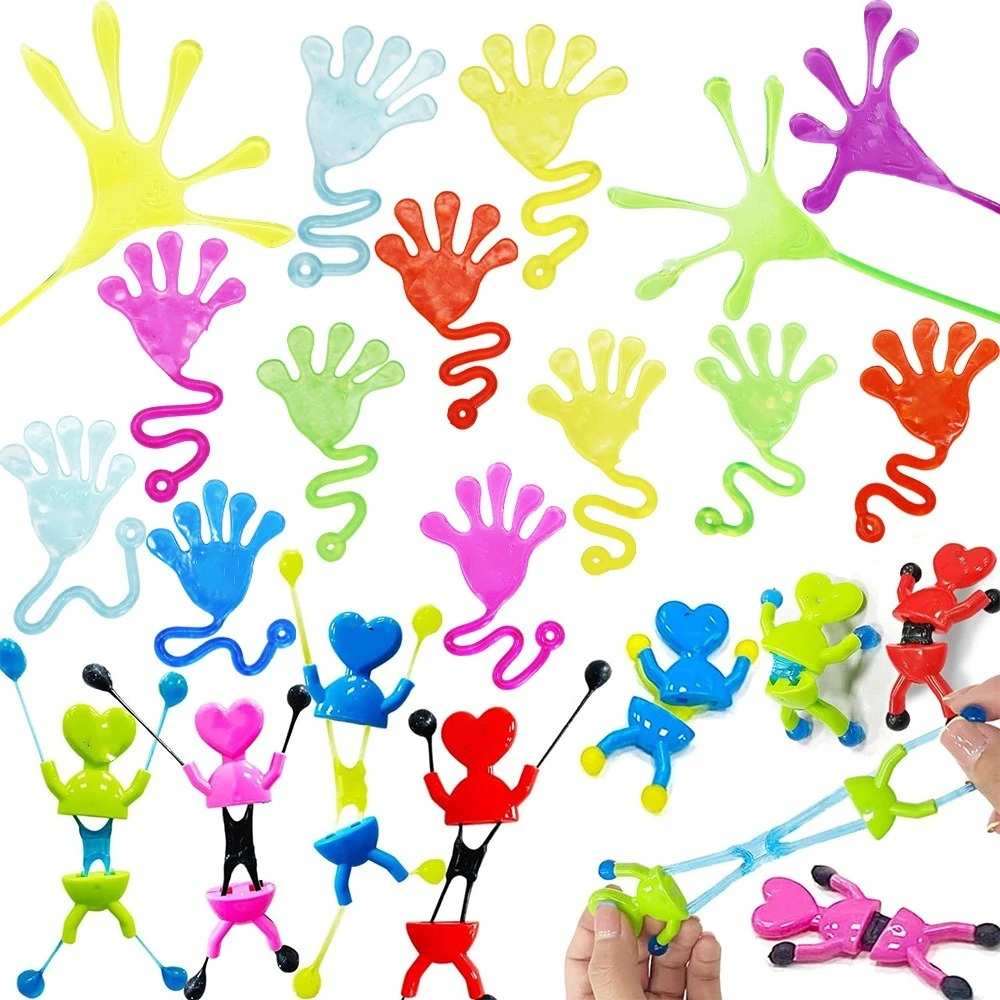 12 قطعة/المجموعة الساخن 3.1 بوصة جدار تسلق لزجة شكل قلب تسلق قزم لعبة متعدد الألوان لمط الإجهاد الإغاثة الطرف #4