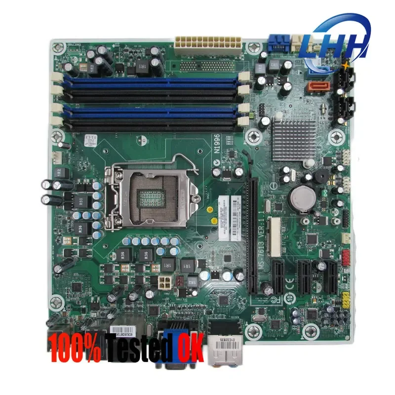 

MS-7613 Mainboard for HP Pro 3130 7100 Motherboard LGA 1156 DDR3