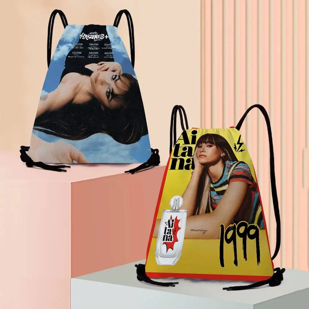 حقيبة ظهر برباط من A-Aitana O-Ocana Singer للأحذية وحقائب كتف وحقيبة رياضية #3