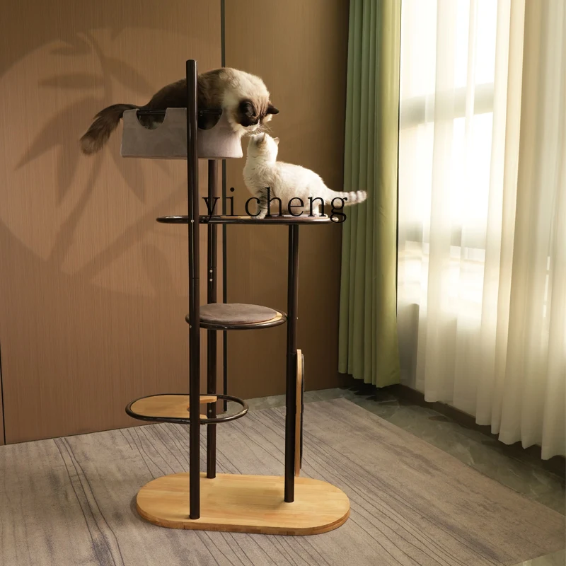 

XL cat climbing frame does not occupy an area, minimalist cat scratching board, small cat tree shelf, solid wood