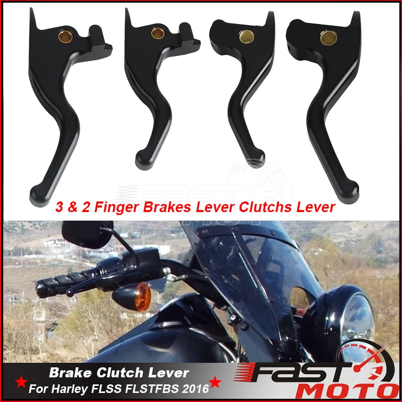 

Motorcycle Front Control Handle Brakes Lever Clutchs Levers For Harley Softail Fat Boy Slim S FLSS FLSTFBS 2016 Accessories Part