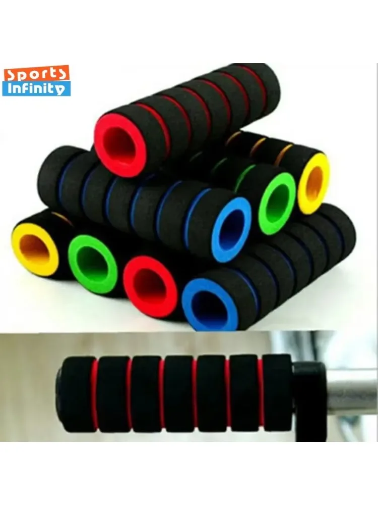 AliExpress NONE 1 Pair Universal Grip Comfort Sponge Foam Handle Bar Motorcycle Dirt Bike E-bike Grip Cover Non-slip Soft Handlebar Bicycle Part