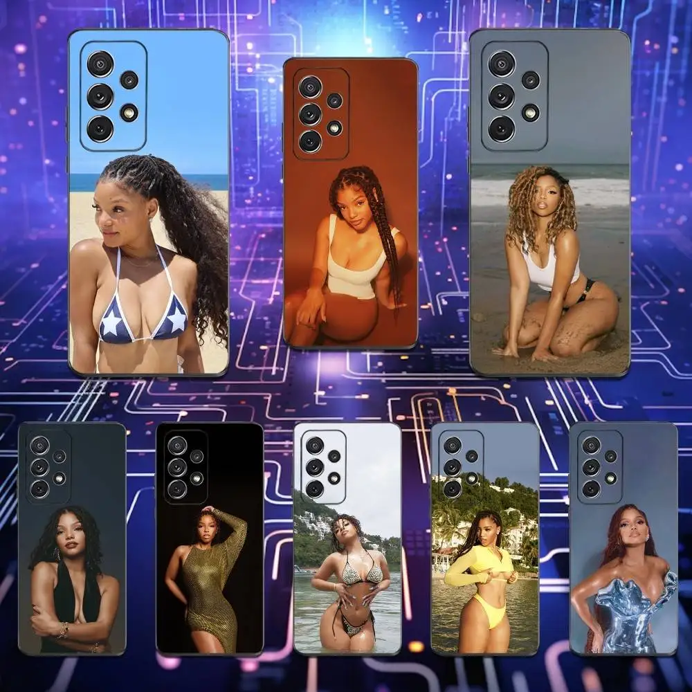 

C-Chloe Singer B-Bailey Phone Case For Samsung S25,S24,S23,S22,S21,S20,S10,Ultra,Plus,Lite,FE,Soft Silicone Black Cover