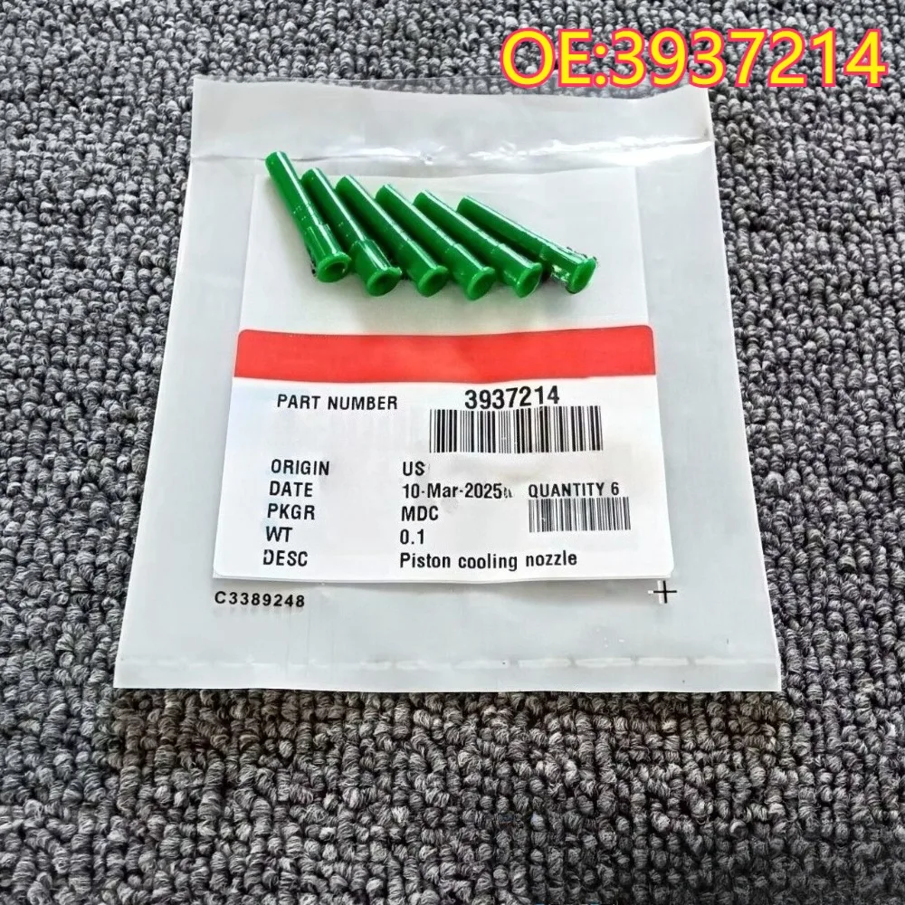

High quality New 6 Pcs For 3937214 Piston Cooling Nozzle 3937214 with B5.9L 6B 6BT 6BTA 6BTAA B Series