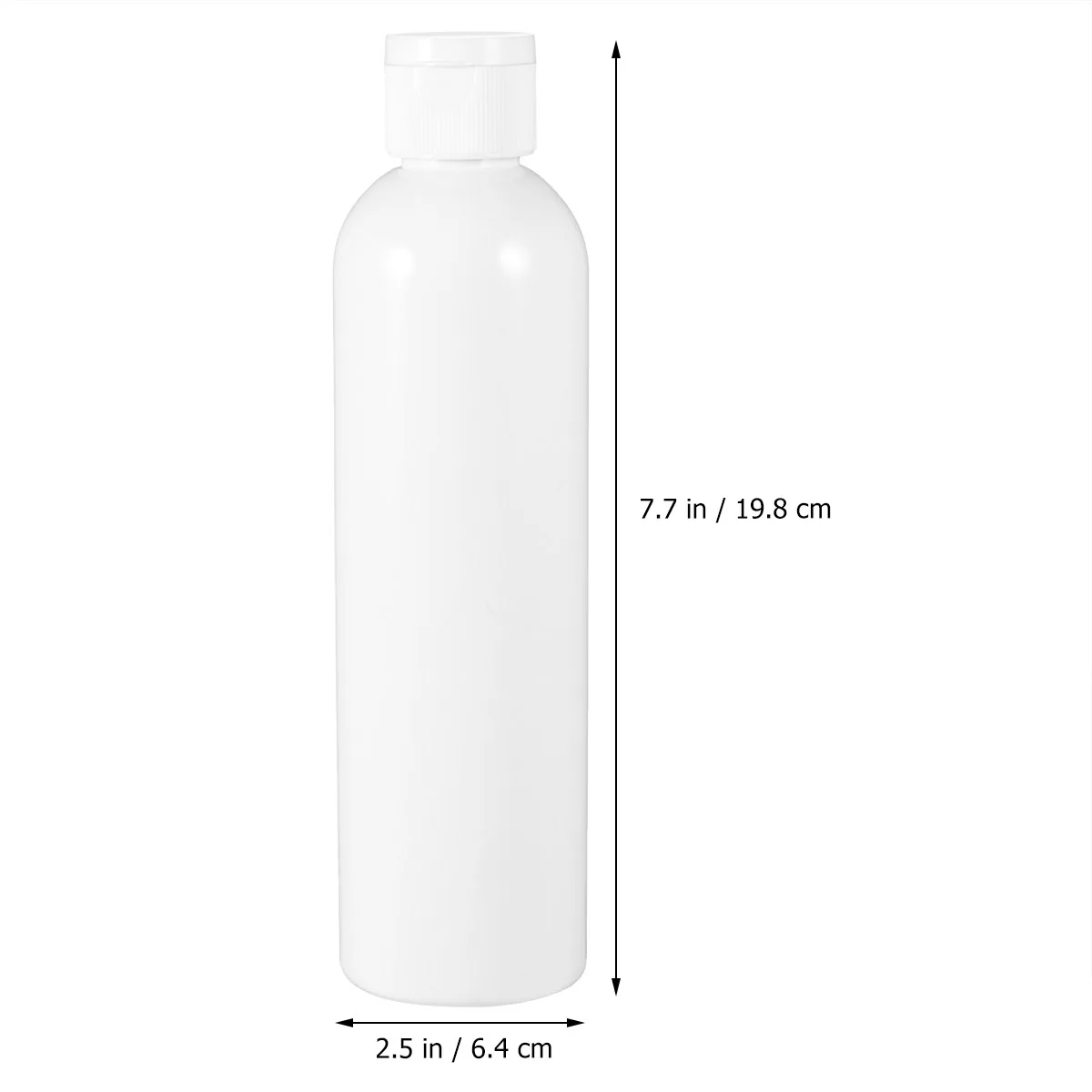 

4Pcs Plastic Flip Cap Bottles Leakproof Lightweight Travel Makeup Gel Subpacking Container Cleaning Gel Dispensers