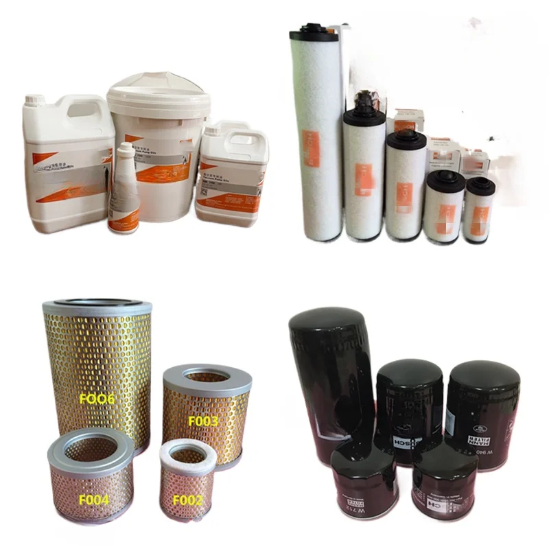 Vacuum pump oil filter oil mist separator exhaust filter air filter oil  element vacuum pump repair parts