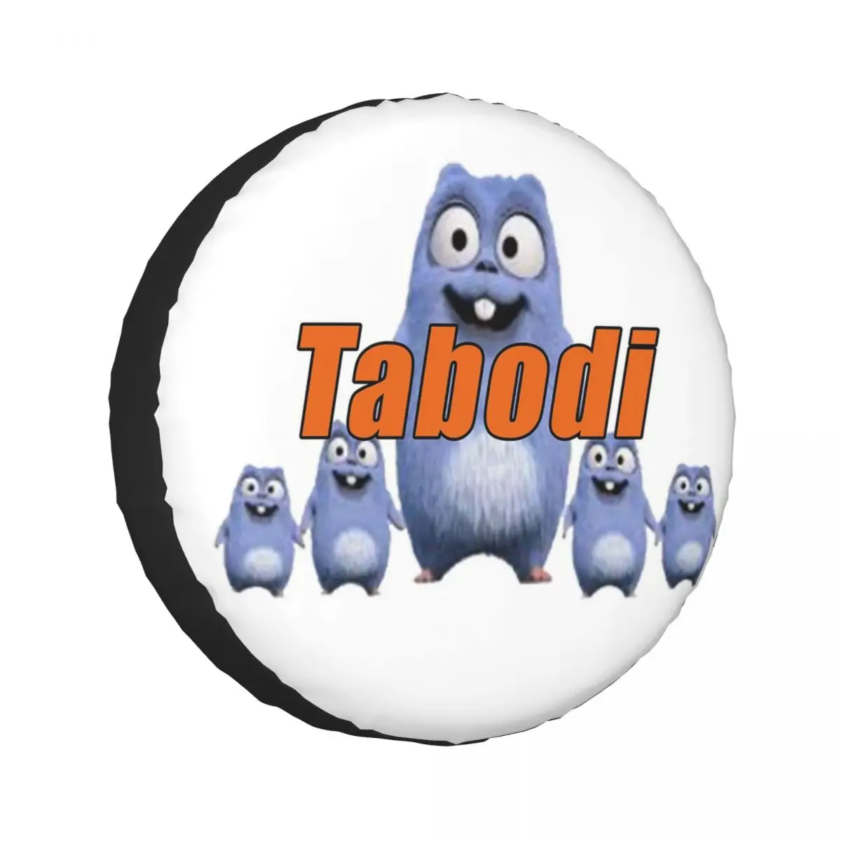 

Custom Grizzy And Lemmings Spare Tire Cover for Car Mitsubishi 4x4 Wheel Protector Covers 14" 15" 16" 17" Inch