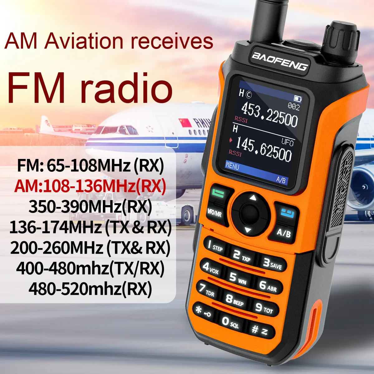 

Портативный домофон Baofeng UV-21Pro, двухсегментный, с одной кнопкой, частота FCC, сертифицированный AM/FM, производитель