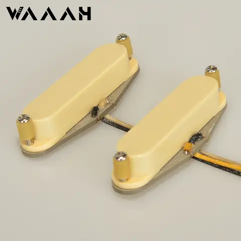WAAAH Alnico 5 Electric Guitar Pickups Single Coil Neck And Bridge Pickup for DuoSonic Mustang style Guitar captadores WAA5PSDS