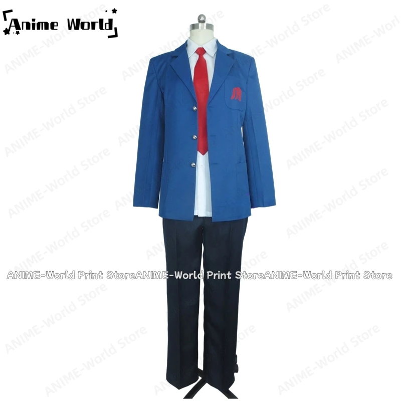 

《Custom Size》Haruhi Suzumiya Uniform Kyon Cosplay Costume Halloween Convention Outfits Halloween Christmas